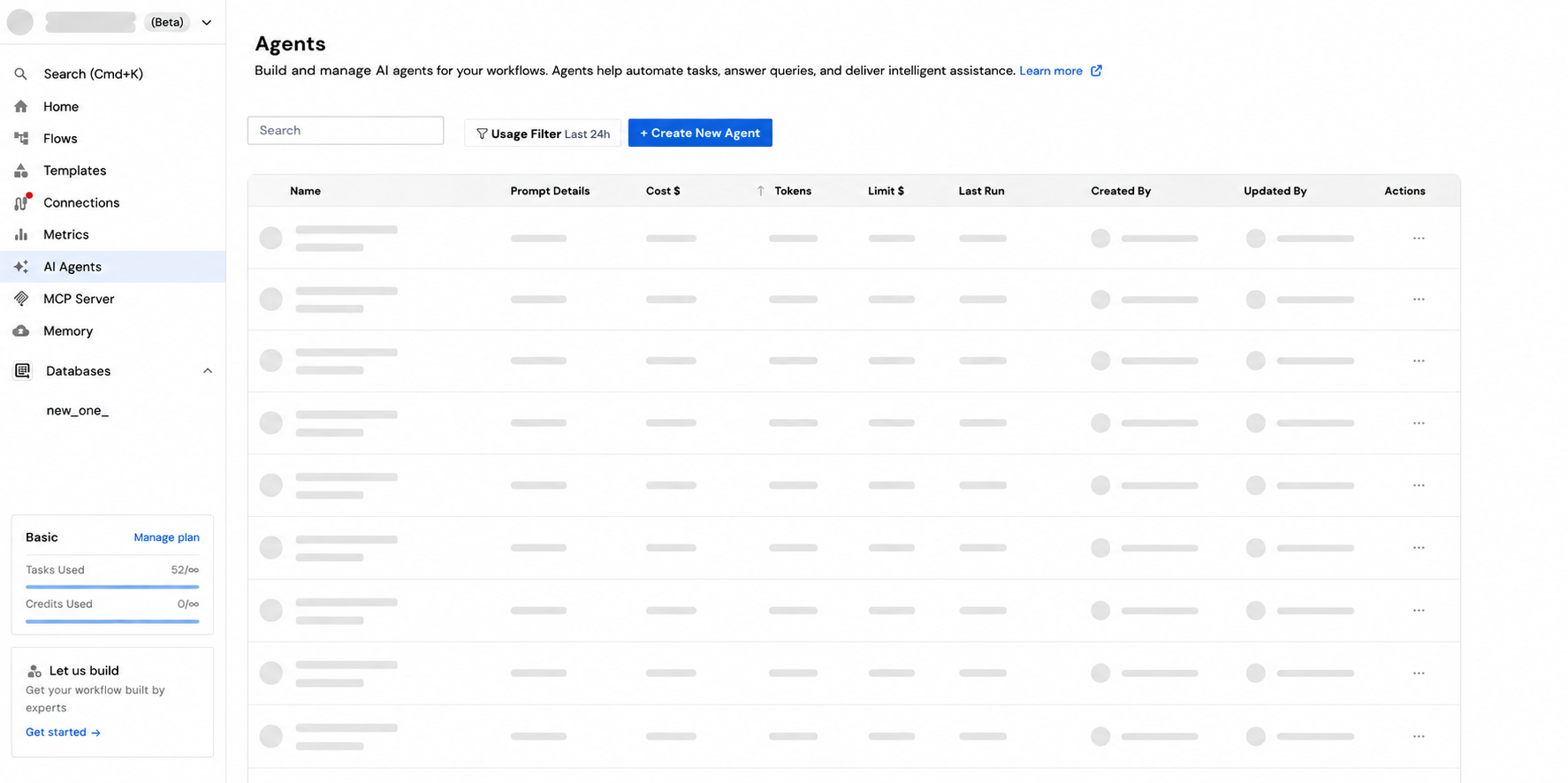 ViaSocket's own screen, running the GTWY-powered agent builder